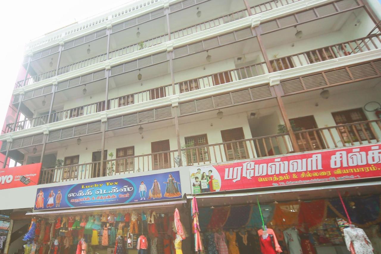 Oyo 23098 Ushama Heritage Guest House Pondicherry Exterior foto